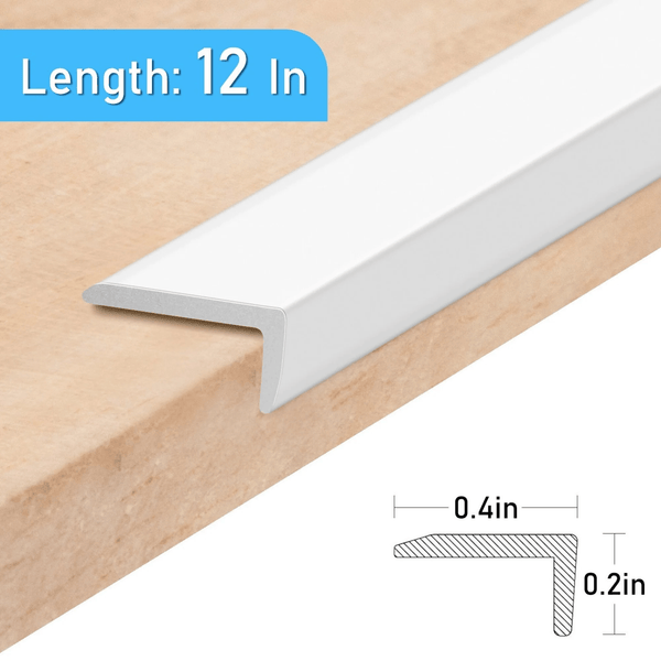 Eindprofiel zelfklevende tegels | Wit (30cm)
