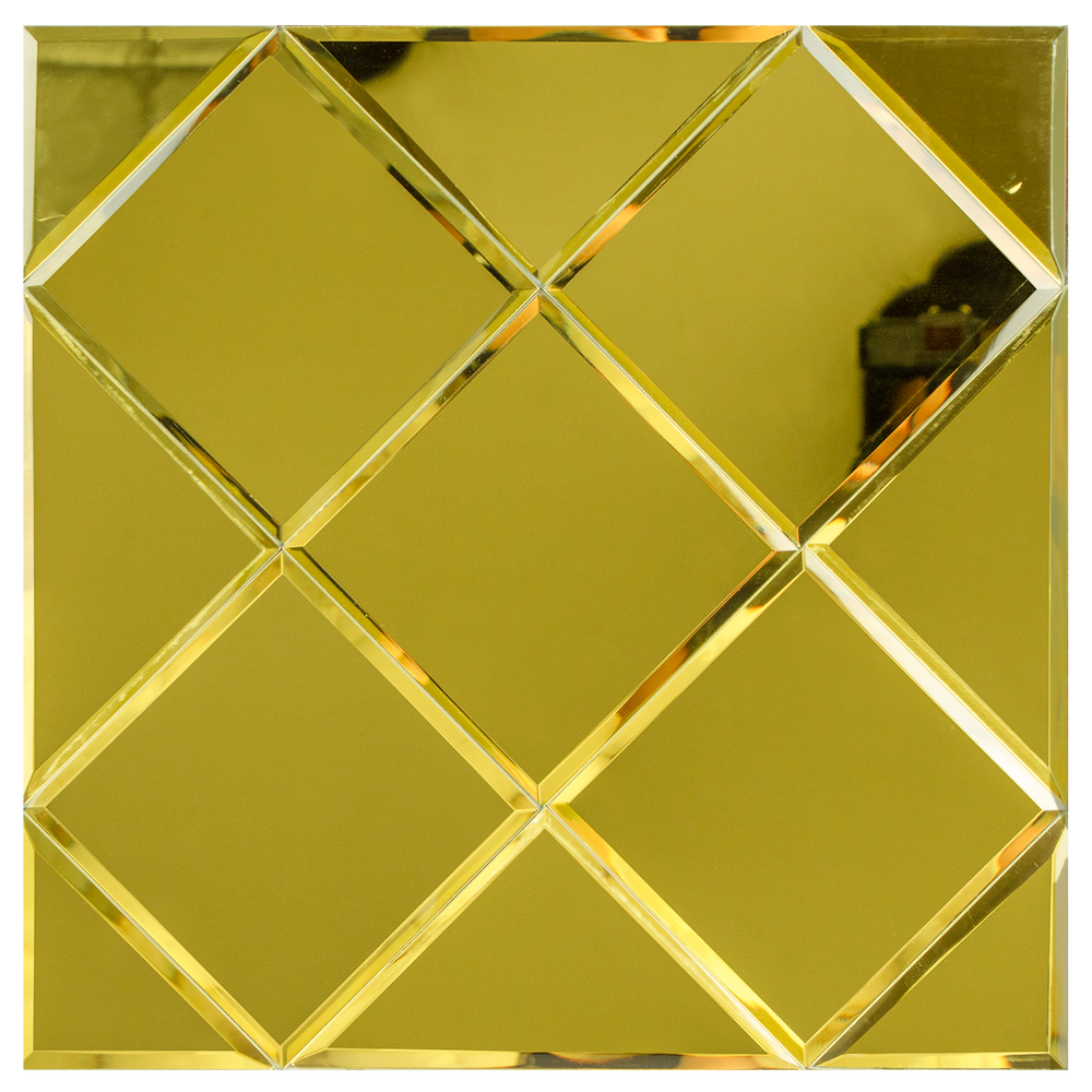 Zelfklevende tegel | Goud glas | 300x300x4mm