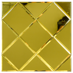 Zelfklevende tegel | Goud glas | 300x300x4mm