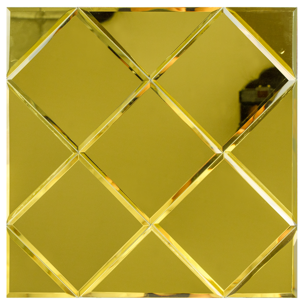 Zelfklevende tegel | Goud glas | 300x300x4mm