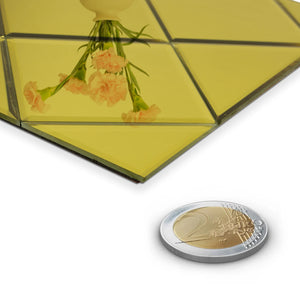 Zelfklevende tegel | Goud glas | 300x300x4mm