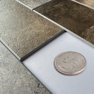 Zelfklevende tegel | Metro koper taupe grijs | 30.5x30.5x4mm