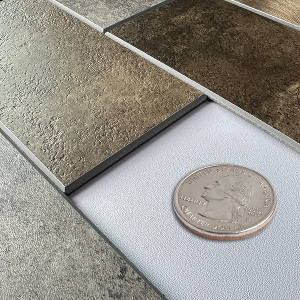 Zelfklevende tegel | Metro koper taupe grijs | 30.5x30.5x4mm