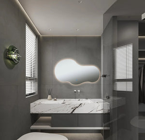 NEBULA Randloos toiletspiegel / badkamerspiegel met verlichting - 120 cm