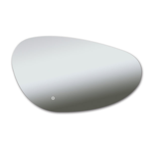 NOVA Randloos toiletspiegel / badkamerspiegel met verlichting - 100 cm