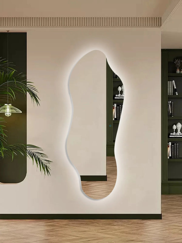 VERDA Randloos Woonkamerspiegel / Badkamerspiegel met verlichting - 150x56 cm