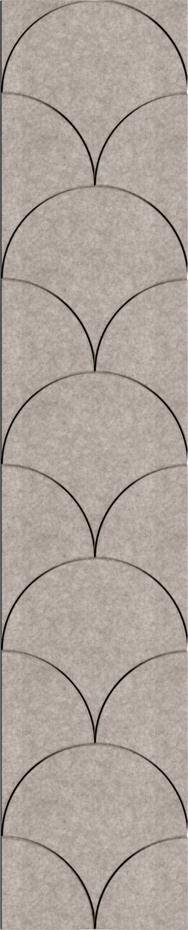 Sample SCHRUB Viltpaneel | Beige