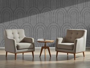 BAROK Viltpaneel | Licht Grijs | 280x60