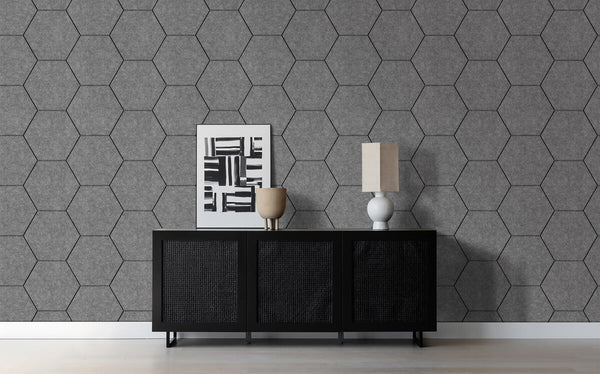 Hexagon Viltpaneel - Sample