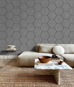 Hexagon Viltpaneel - Sample