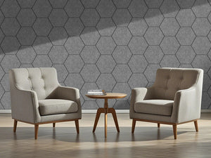 Hexagon Viltpaneel - Sample