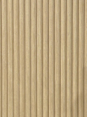 Akoestische Wandpanelen Licht Eiken Lattenwand Met Vilt - Ronde Latten