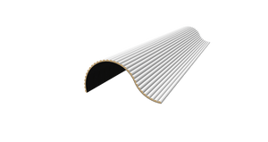 Akoestische Wand Panelen Lattenwand Met Vilt Wit - 270 Cm × 60 Cm