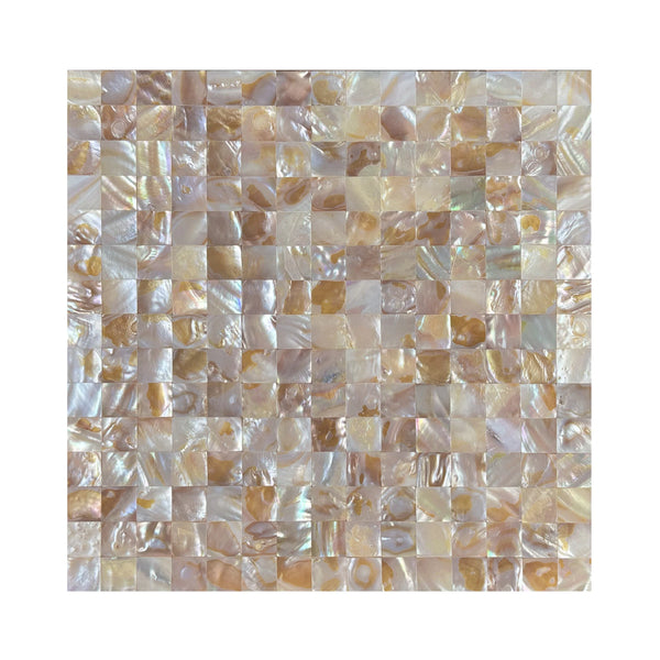 Zelfklevende tegel | Beige pearl blokjes | 305x305x3.3mm