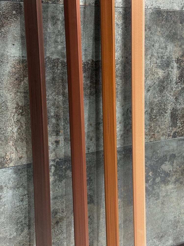 TEAK Hoekprofiel - 290x5x5 cm