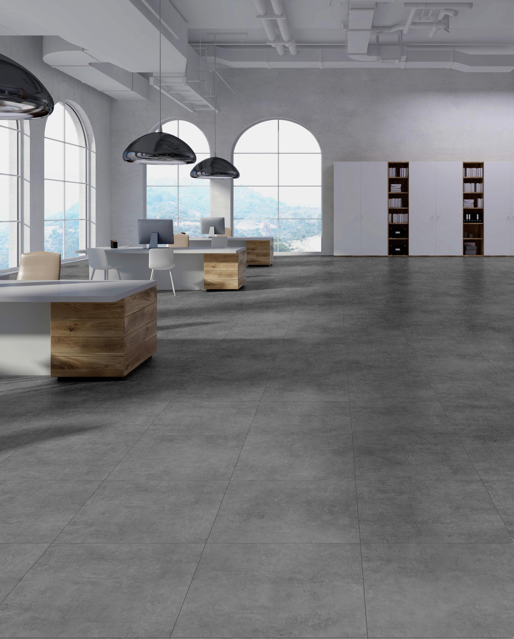 QUA Granite | Ark Anthracite Mat Natuursteenlook 60x120 Vloertegel / Wandtegel
