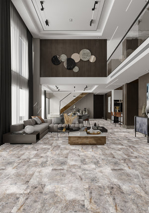 QUA Granite | Martins Marble Light Hoogglans Natuursteenlook 60x120 Vloertegel / Wandtegel