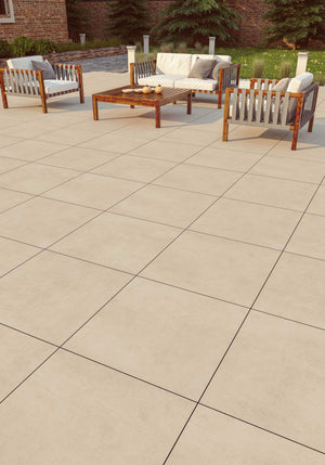 QUA Granite | Ark Ivory Mat Natuursteenlook 60x120 Vloertegel / Wandtegel