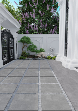 QUA Granite | Ark Anthracite Mat Natuursteenlook 60x120 Vloertegel / Wandtegel