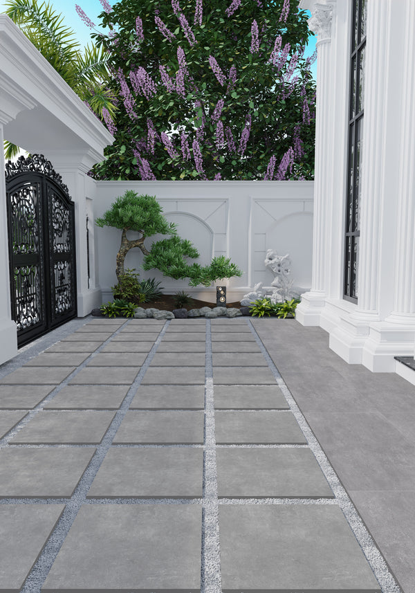 QUA Granite | Ark Anthracite Mat Natuursteenlook 60x120 Vloertegel / Wandtegel