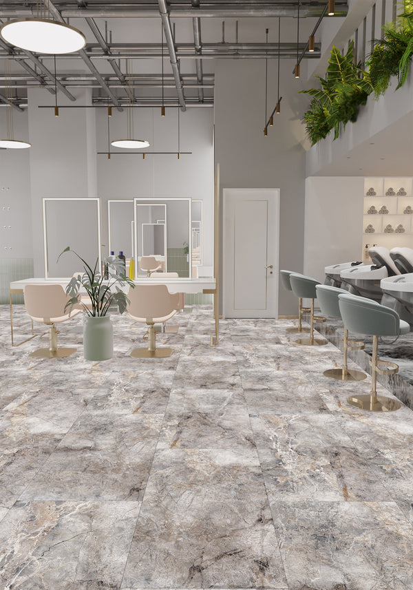 QUA Granite | Martins Marble Light Hoogglans Natuursteenlook 60x120 Vloertegel / Wandtegel