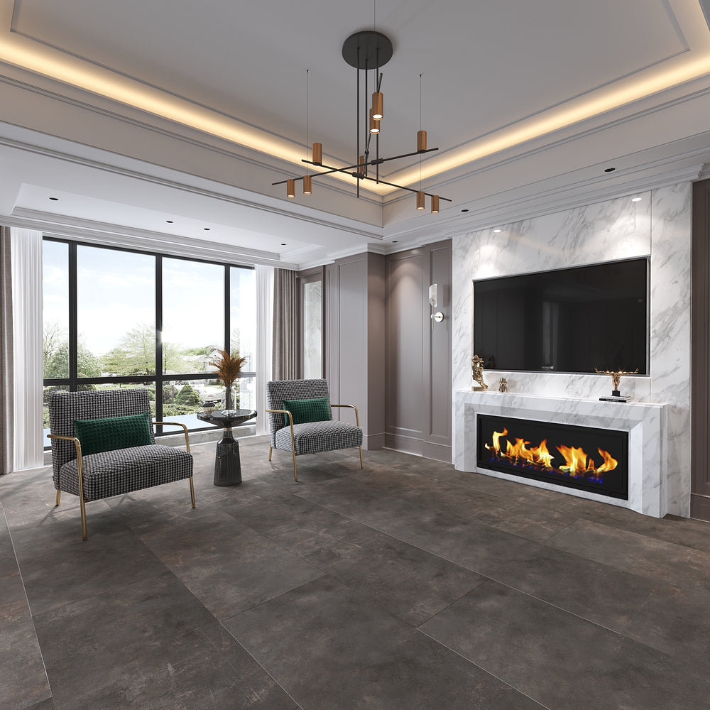 QUA Granite | Choice Grey Mat Natuursteenlook 60x120 Vloertegel / Wandtegel