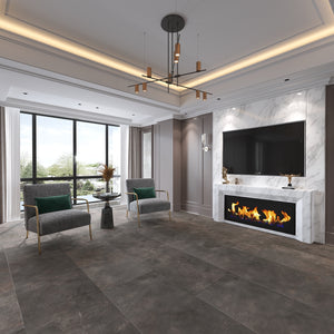 QUA Granite | Choice Grey Mat Natuursteenlook 60x120 Vloertegel / Wandtegel
