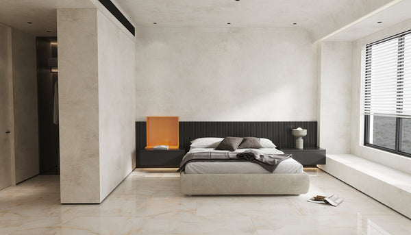 QUA Granite | Sun Onyx Hoogglans Natuursteenlook 60x120 Vloertegel / Wandtegel