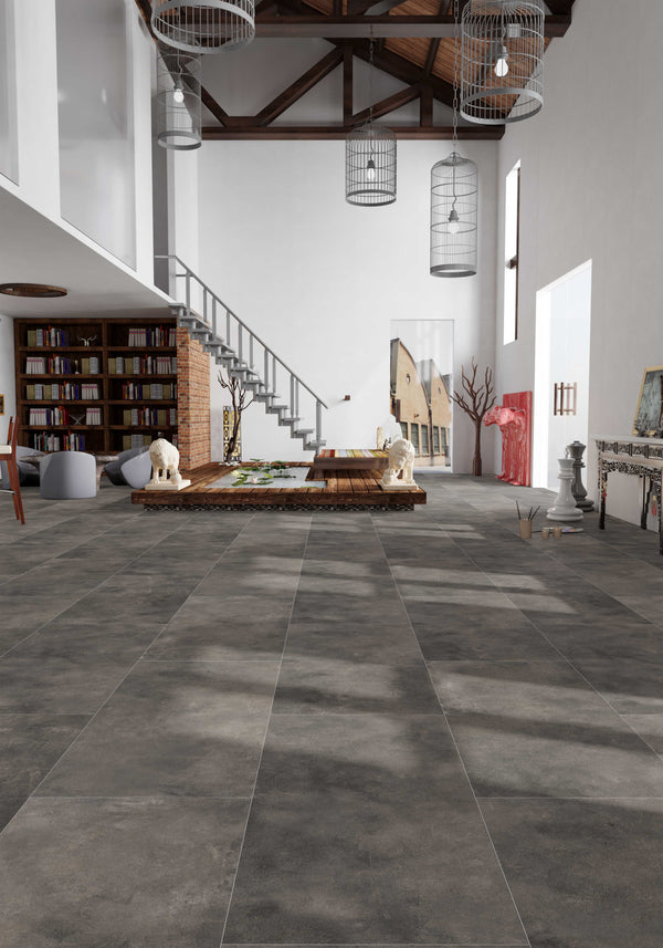 QUA Granite | Choice Grey Mat Natuursteenlook 60x120 Vloertegel / Wandtegel