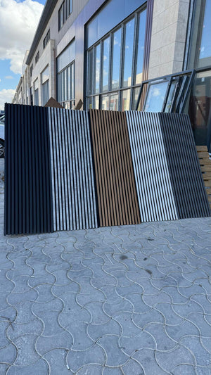 Akoestische wandpaneel (Latten wanden)| 60x280 cm | Eiken | 25 mm latten