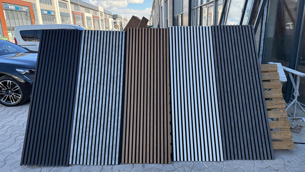 Akoestische wandpaneel (Latten wanden)| 60x280 cm | Eiken | 25 mm latten