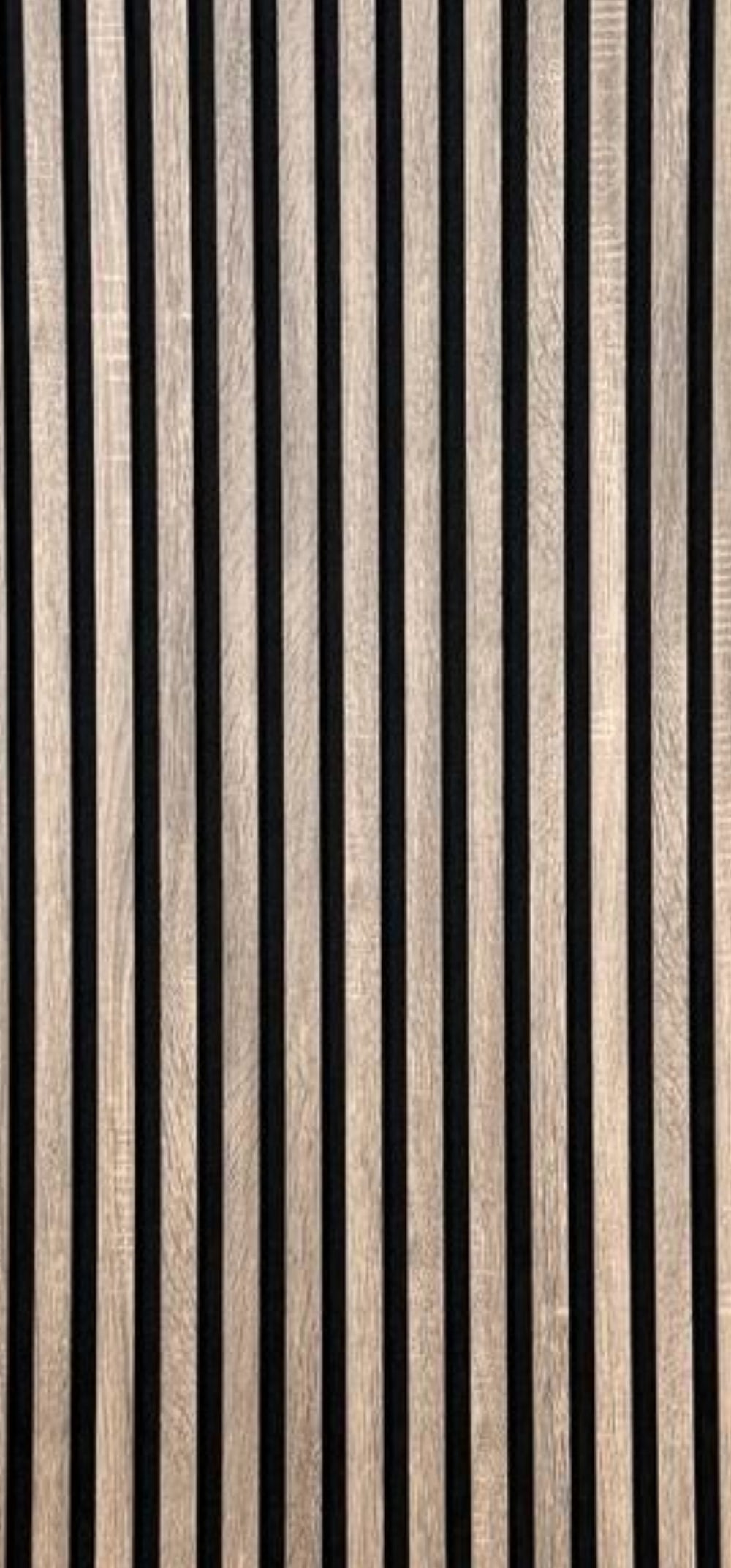 29€ lattenwand vergrijsd walnoot(Taupe)|280x60x18|akoestische wandpaneel met vilt