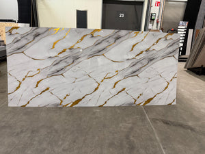 79€ PVC-Wandpaneele/122x280x3 cm/ROMA goldi glänzend