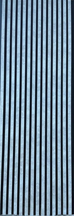 Akoestische wandpaneel (Latten wanden) | 60x280 cm | Beton Look Lichtgrijs| 25 mm latten