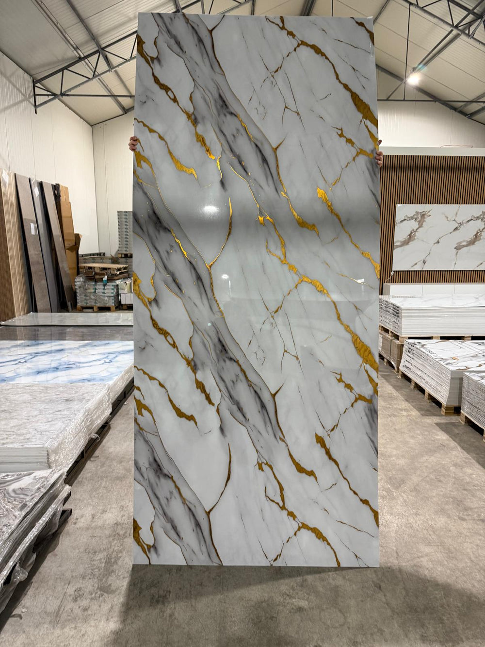 59€ pvc wandpanelen/122x280x3 cm/ROMA goldi glossy