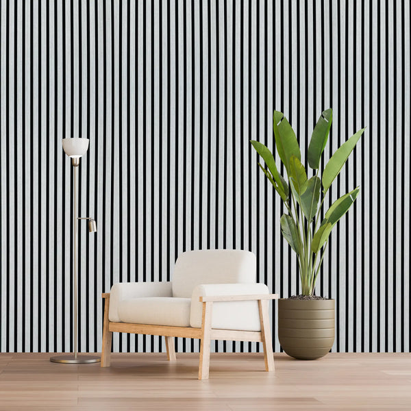 Akoestische wandpaneel (Latten wanden) | 60x280 cm | Wit | 25 mm latten