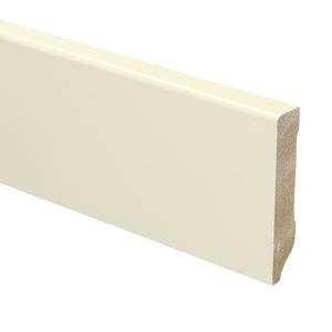MDF Moderne plint 70x12 voorgelakt RAL 9001