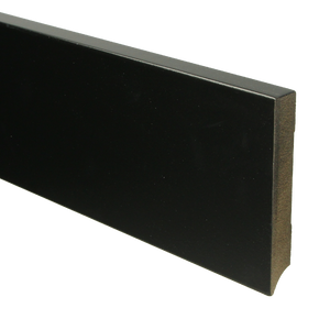 MDF Moderne plint 120x18 voorgelakt RAL 9005