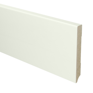 MDF Moderne plint 120x15 voorgelakt RAL 9016