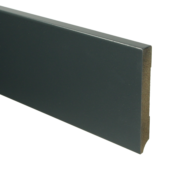 MDF Moderne plint 120x15 voorgelakt RAL 7016