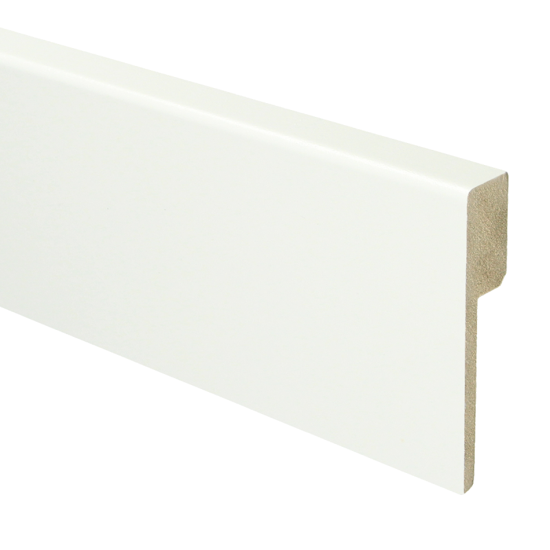 MDF Renovatieplint modern 90x18 voorgel. RAL 9016