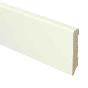 MDF Moderne plint 70x12 wit voorgelakt RAL 9010