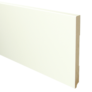 MDF Moderne plint 190x15 wit voorgelakt RAL 9010