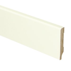 MDF Moderne plint 55x9 wit voorgelakt RAL 9010