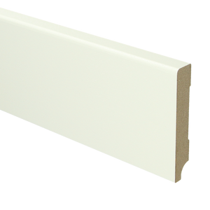 MDF Moderne plint 90x15 wit voorgelakt RAL 9010