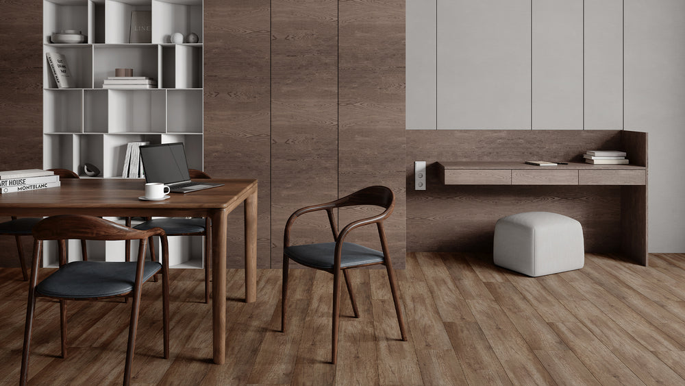 TerraClick ZOOL Parketvloer – 8 mm Laminaat Parket met 4V Premium Eiken Decor