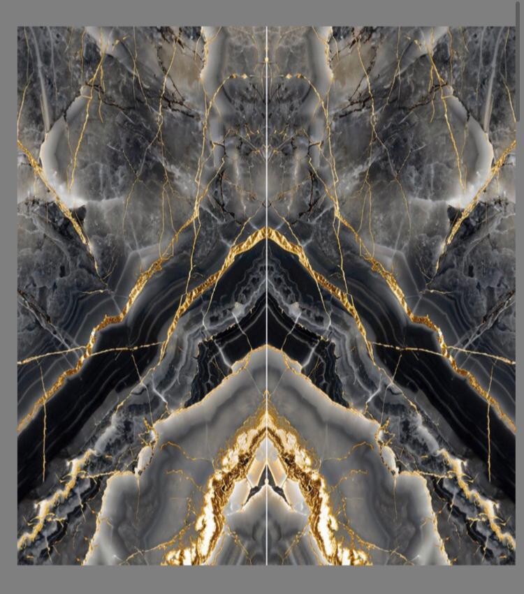 79€ PVC-Wandpaneele/122x280x3 cm/ROMA goldi glänzend